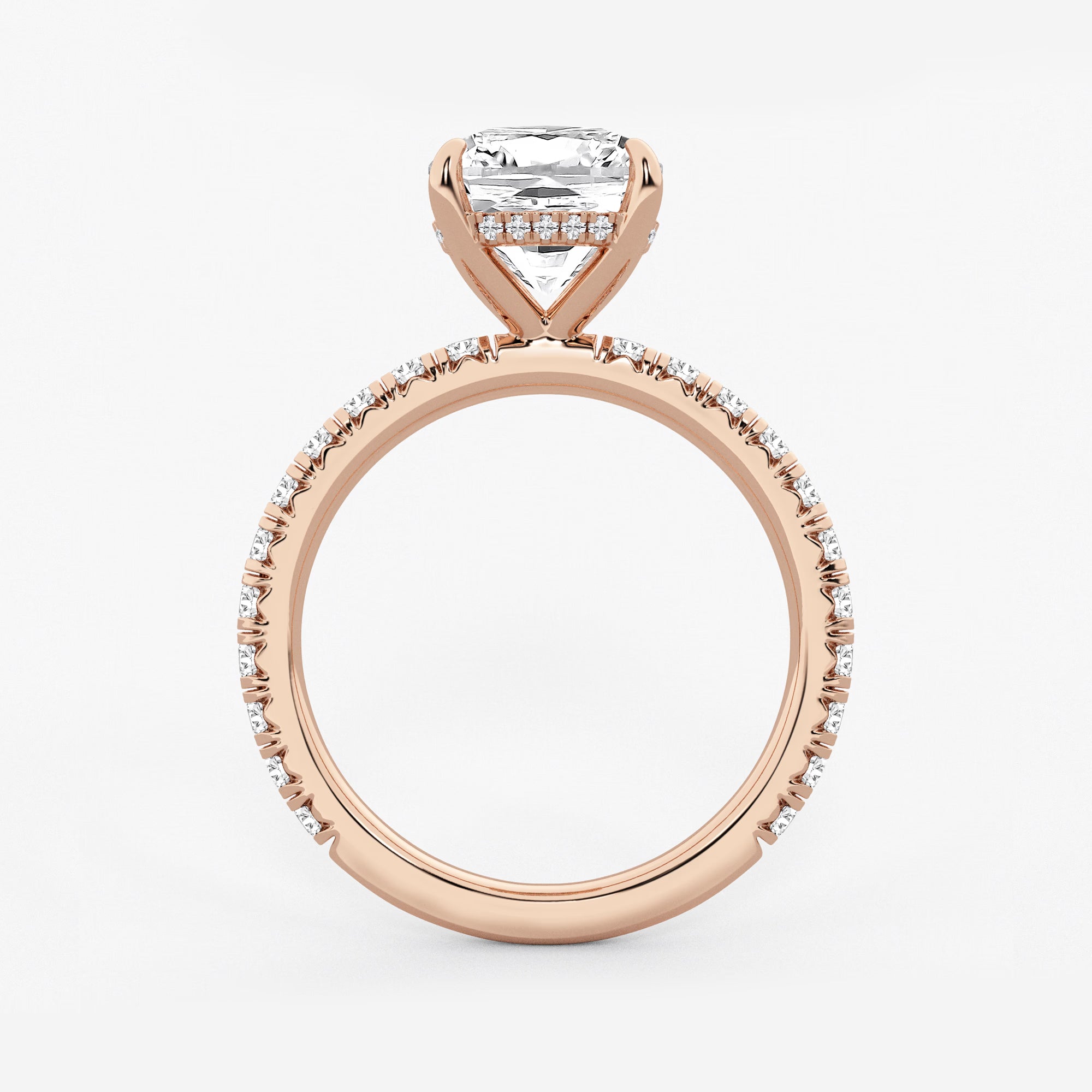 Elysia Cushion Lab-Grown Diamond Bridal Set