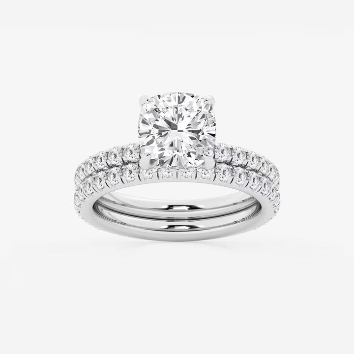 Elysia Cushion Lab-Grown Diamond Bridal Set