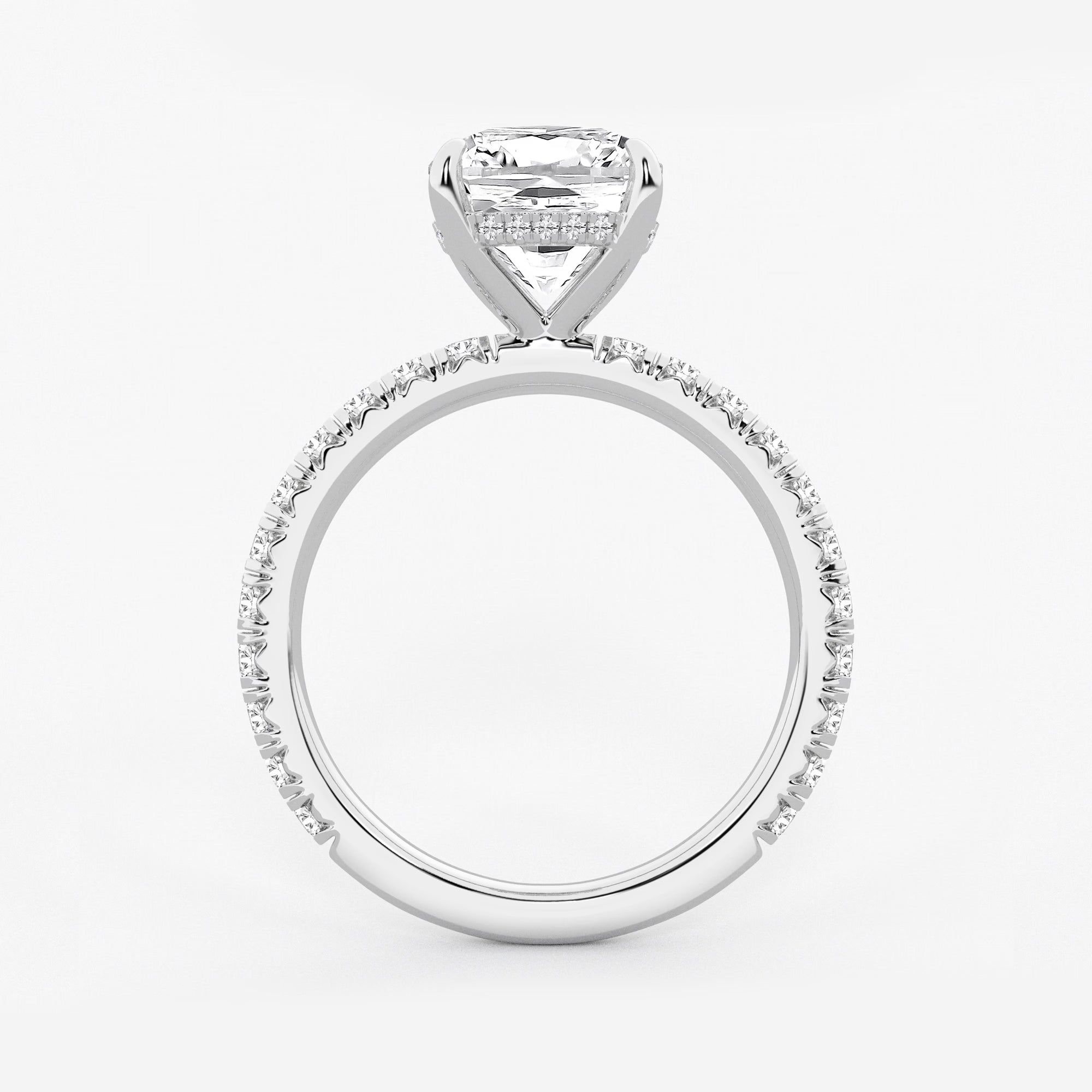 Elysia Cushion Lab-Grown Diamond Bridal Set