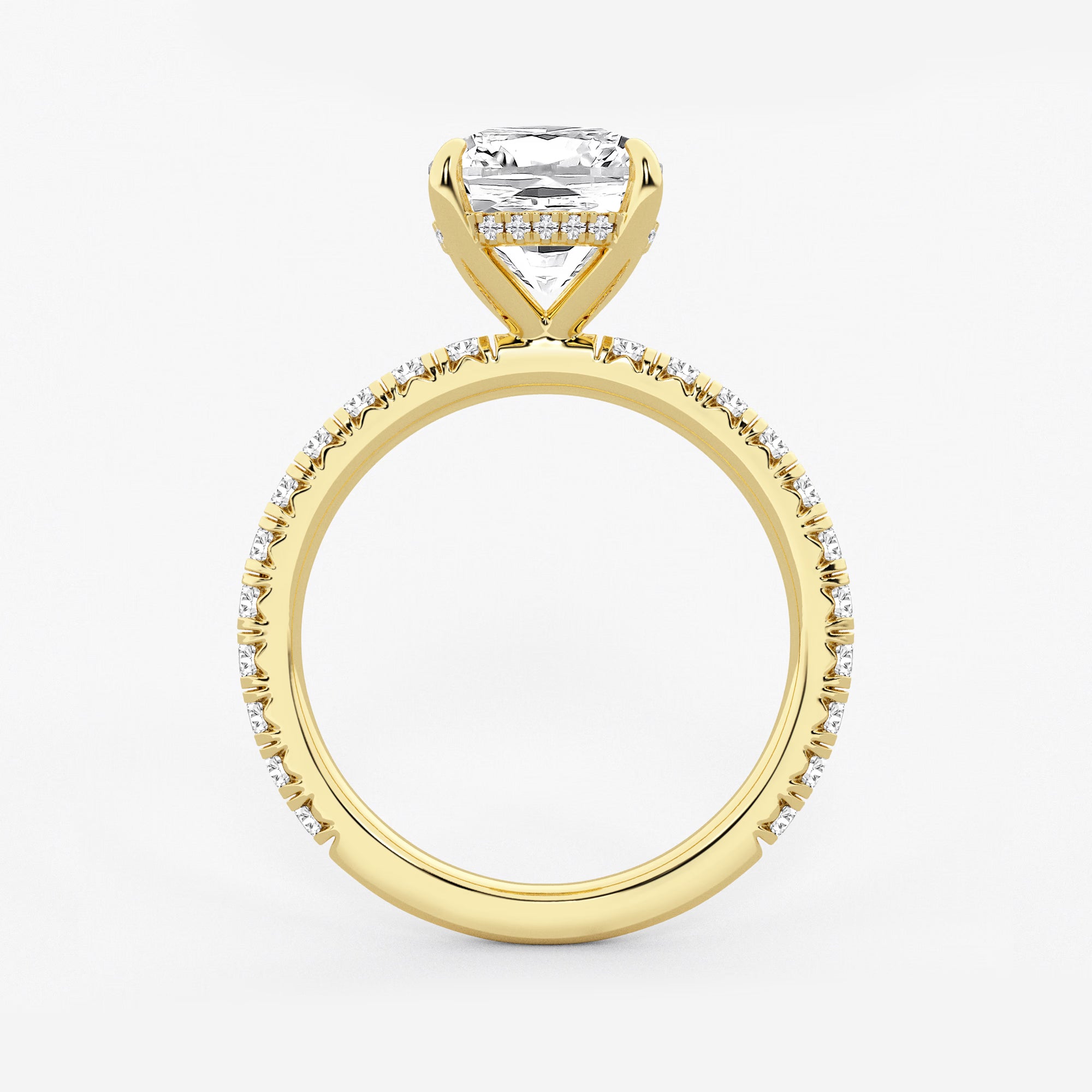 Elysia Cushion Lab-Grown Diamond Bridal Set