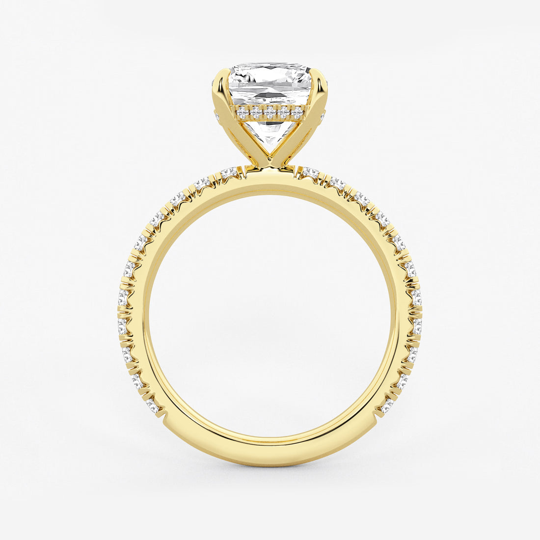 Elysia Cushion Lab-Grown Diamond Bridal Set