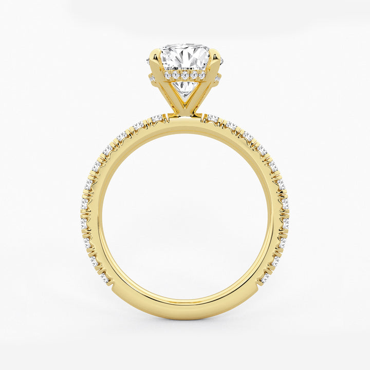 Aurielle Oval Lab Grown Diamond Classic Bridal Set