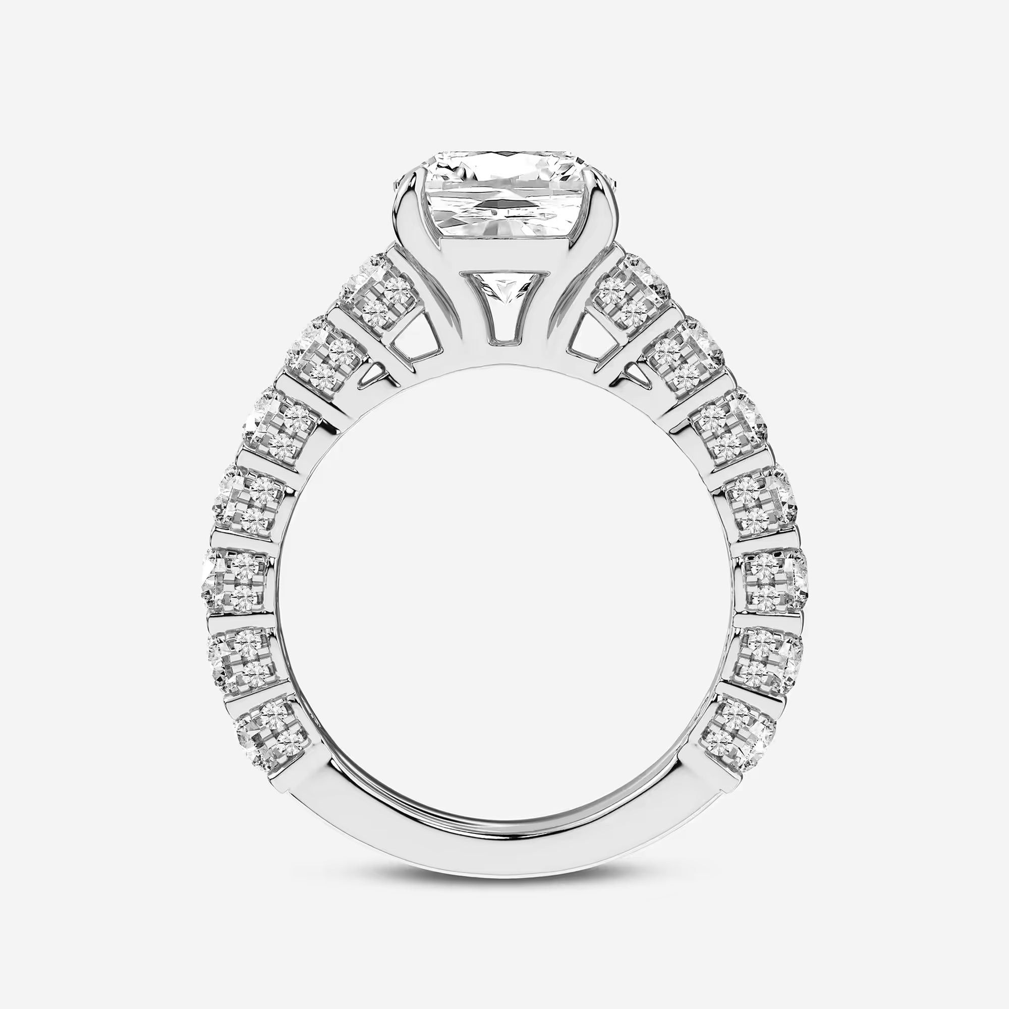 Cushion Lab Grown Diamond Bridal Set