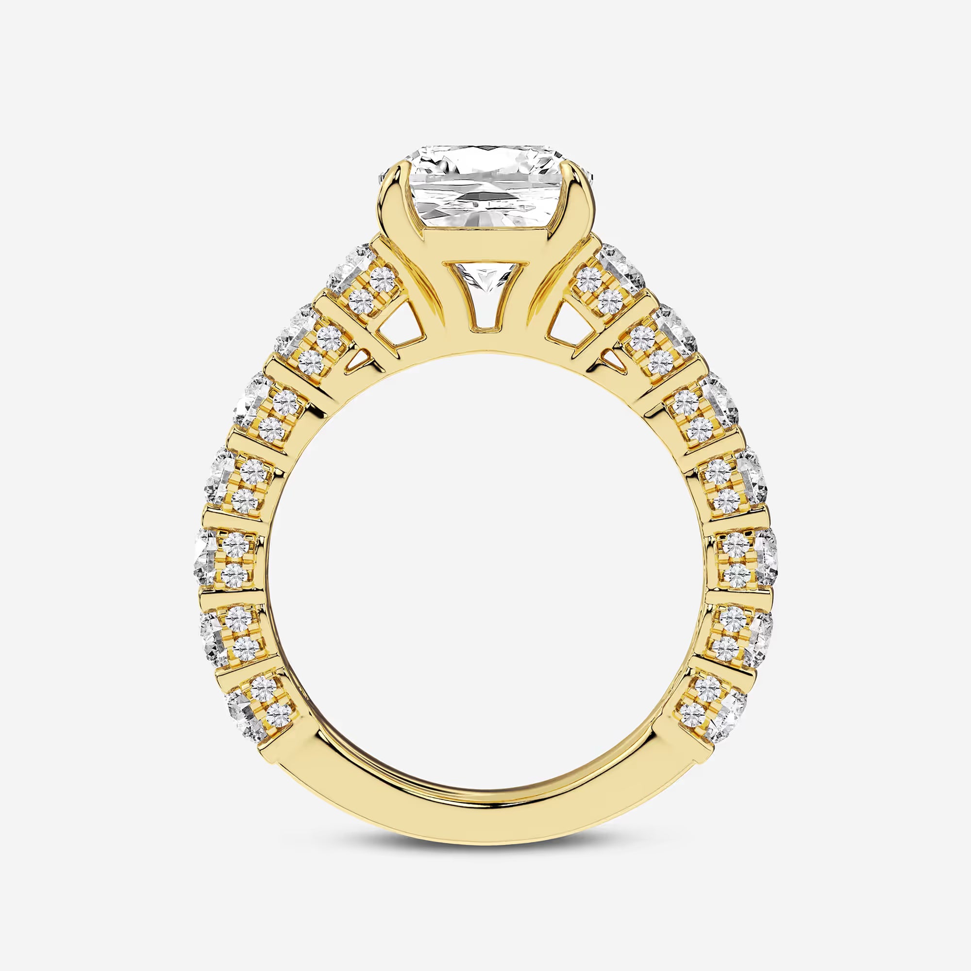 Cushion Lab Grown Diamond Bridal Set