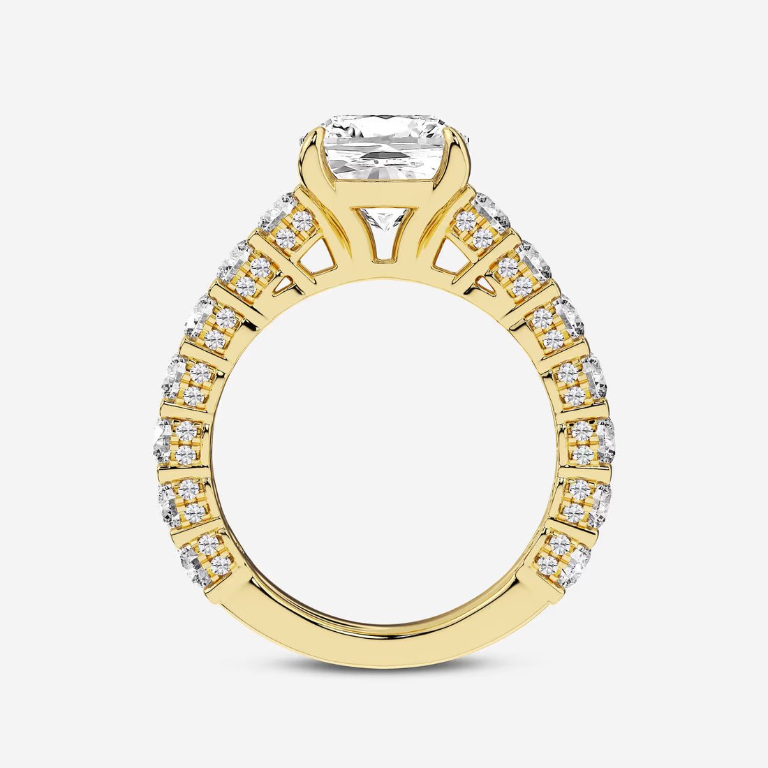 Cushion Lab Grown Diamond Bridal Set