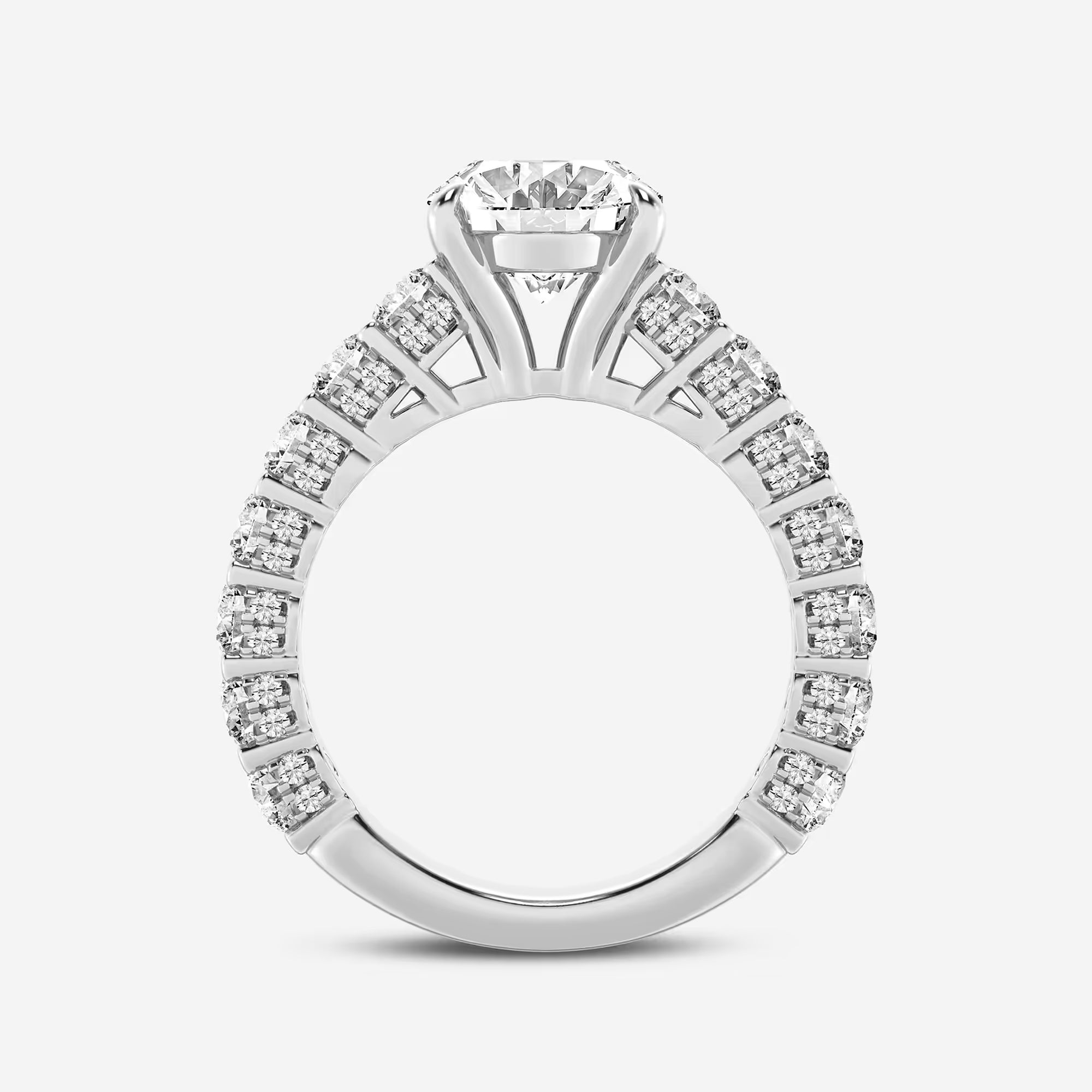 Oval Cut Solitaire Bridal Ring Set