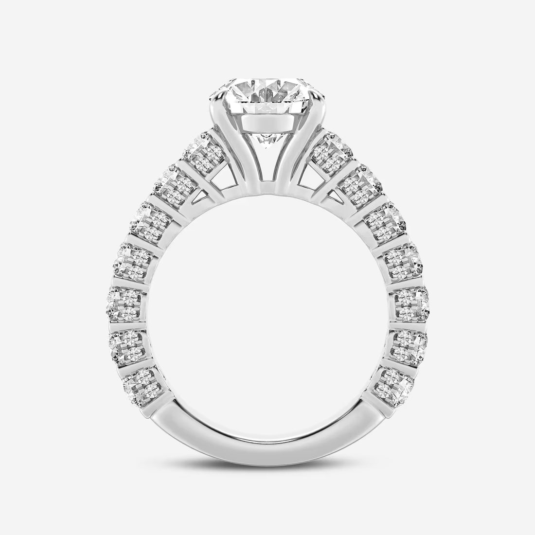 Oval Cut Solitaire Bridal Ring Set