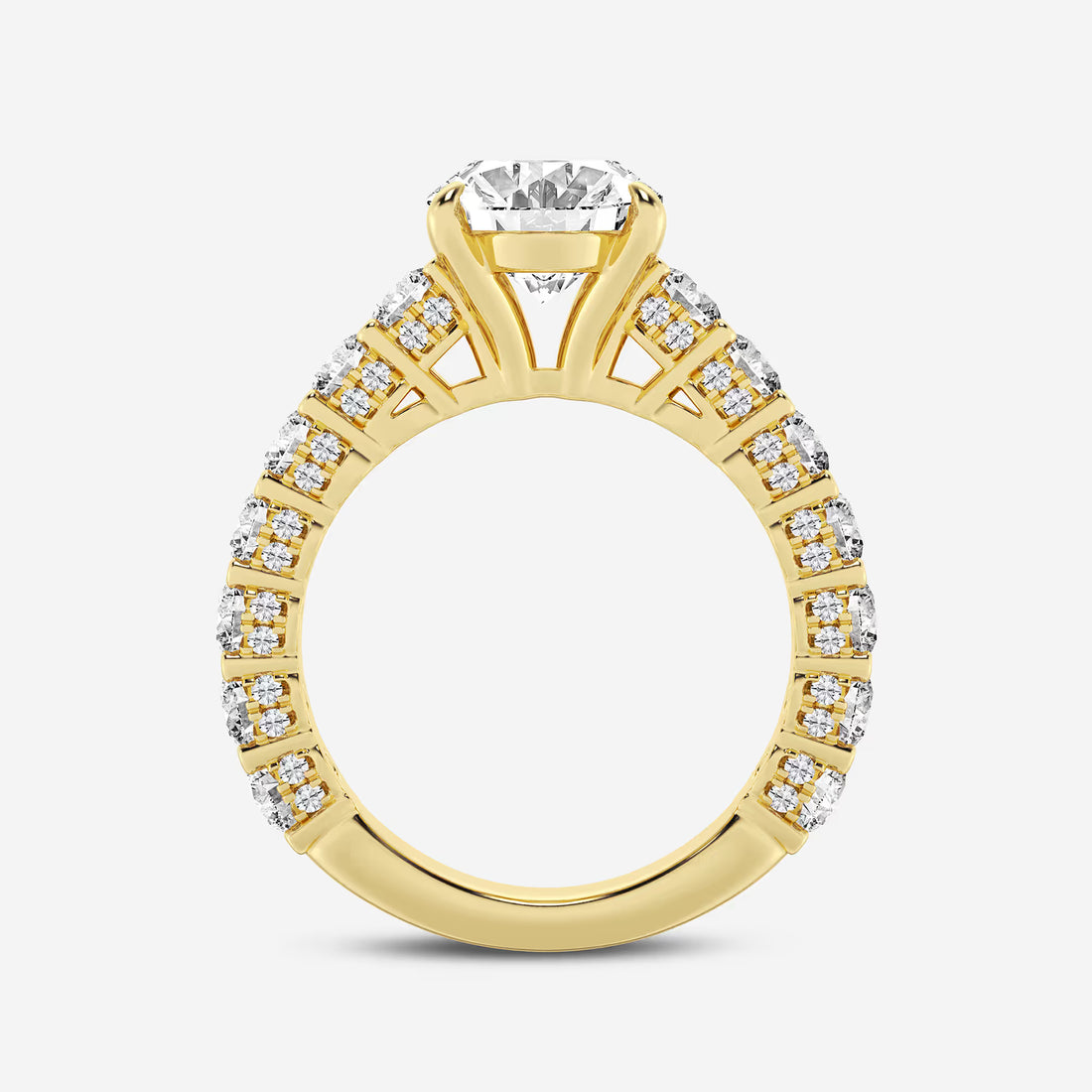 Oval Cut Solitaire Bridal Ring Set