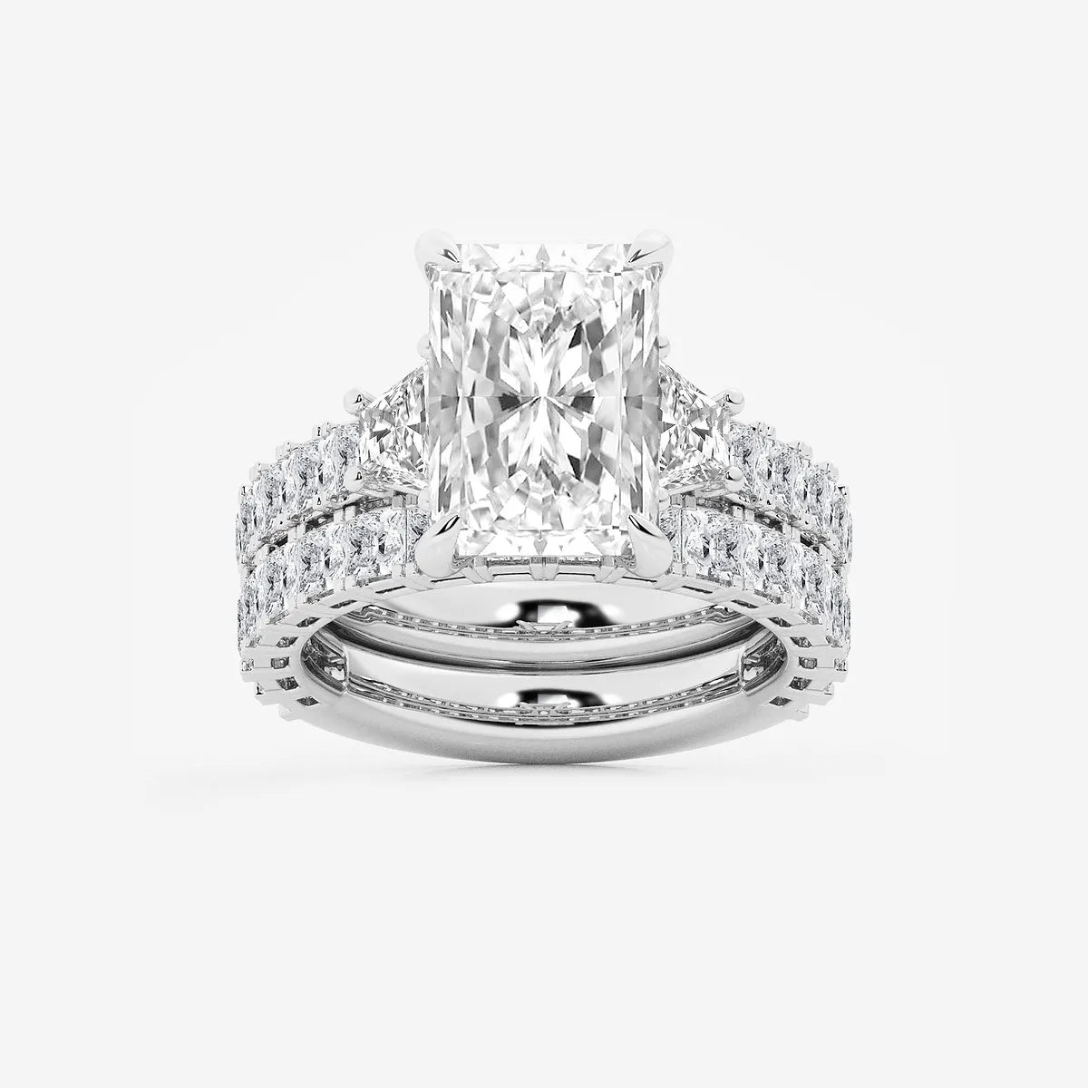 Amoréa Radiant Lab-Grown Diamond Bridal Set