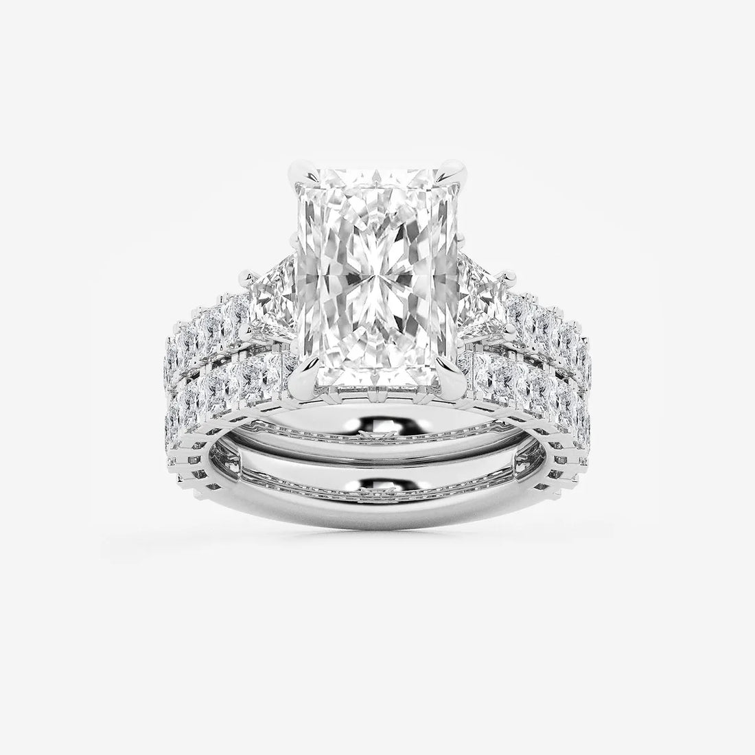 Amoréa Radiant Lab-Grown Diamond Bridal Set
