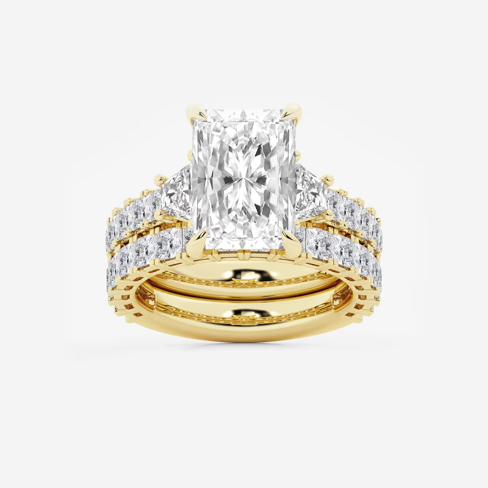 Amoréa Radiant Lab-Grown Diamond Bridal Set