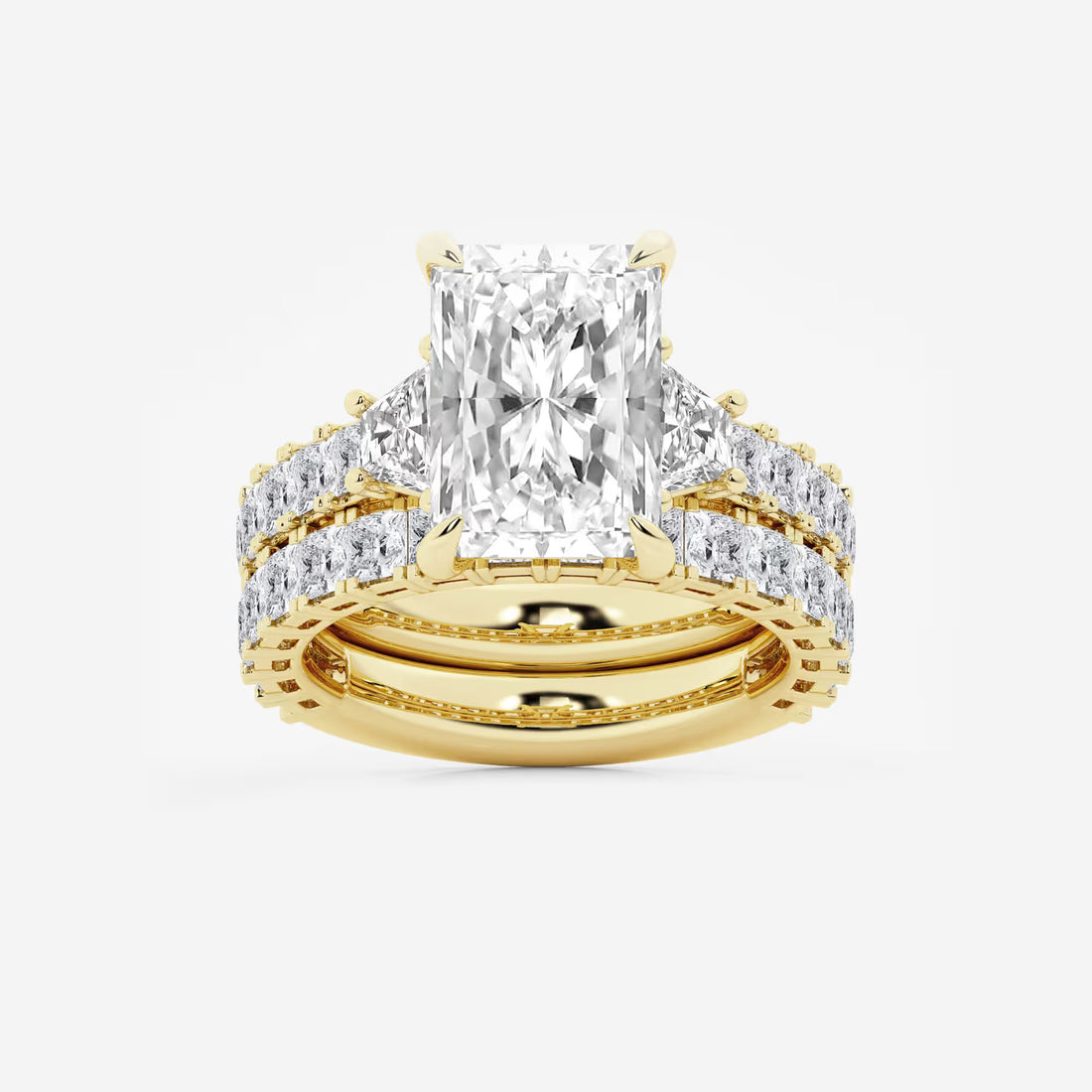 Amoréa Radiant Lab-Grown Diamond Bridal Set