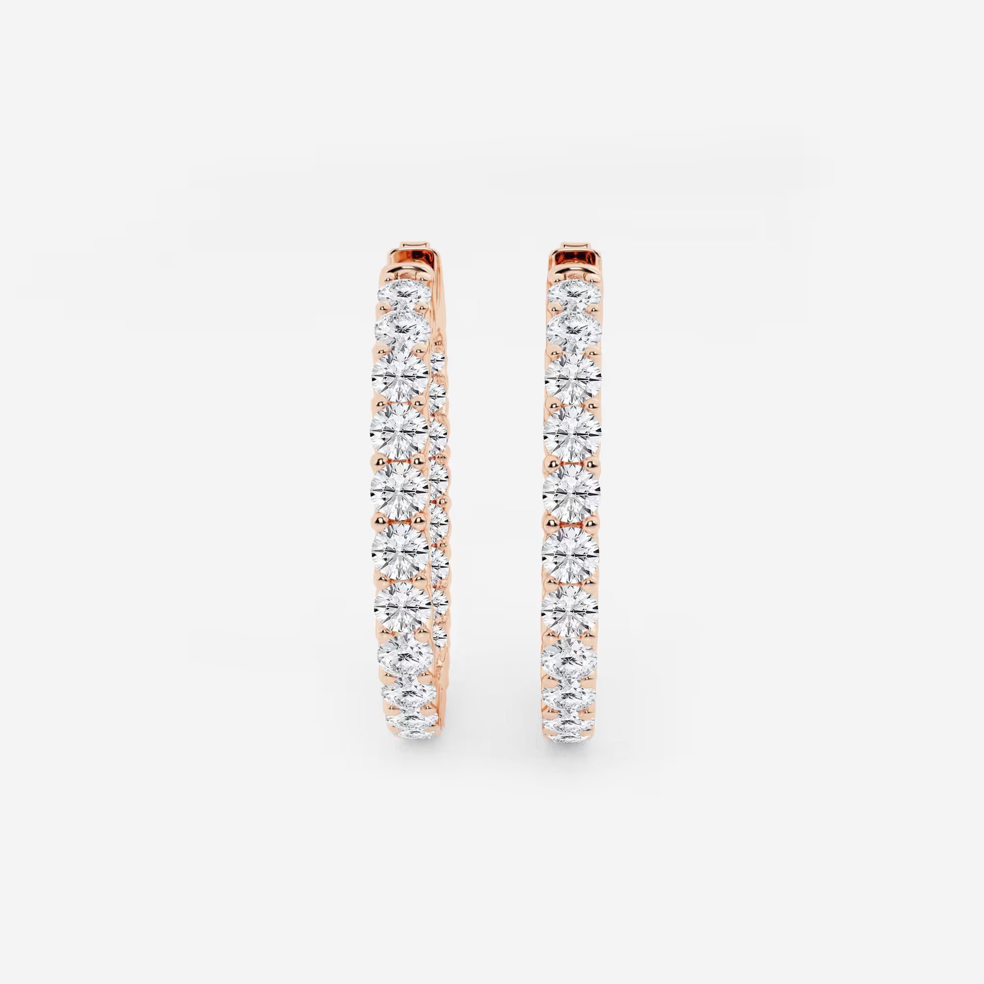 Aurielle Diamond Inside-Out Hoop Earrings