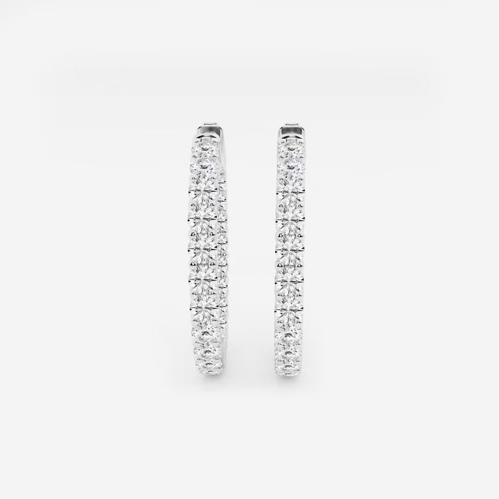 Aurielle Diamond Inside-Out Hoop Earrings
