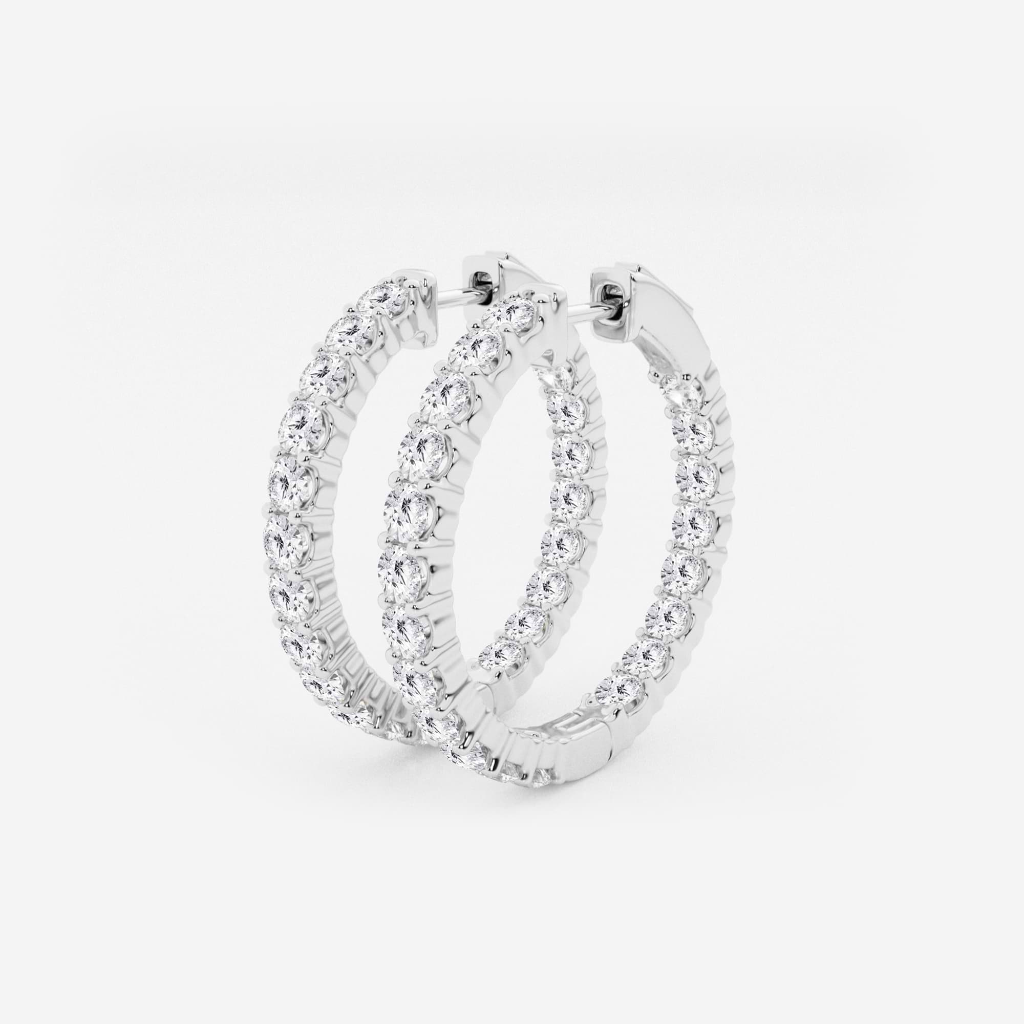 Aurielle Diamond Inside-Out Hoop Earrings