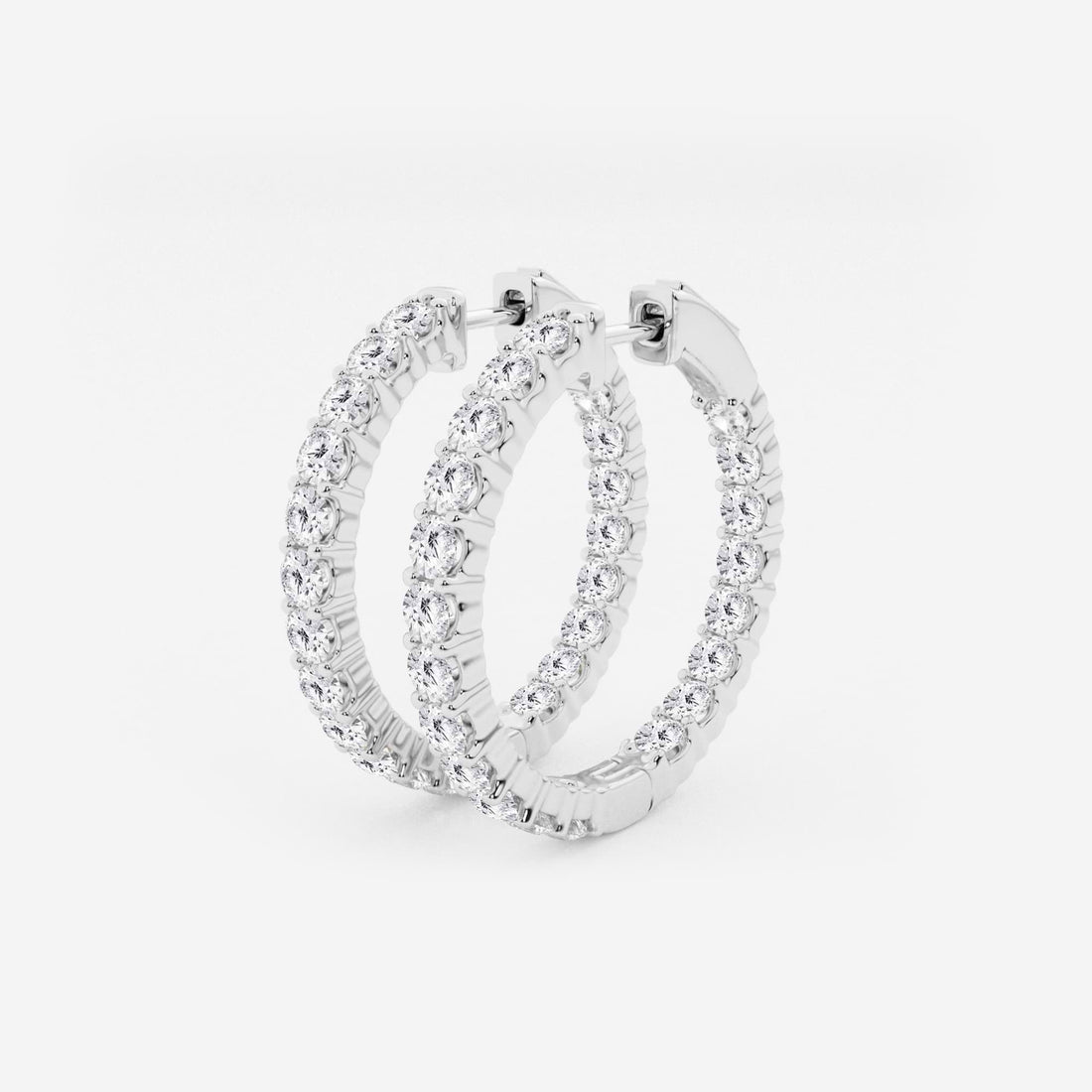 Aurielle Diamond Inside-Out Hoop Earrings
