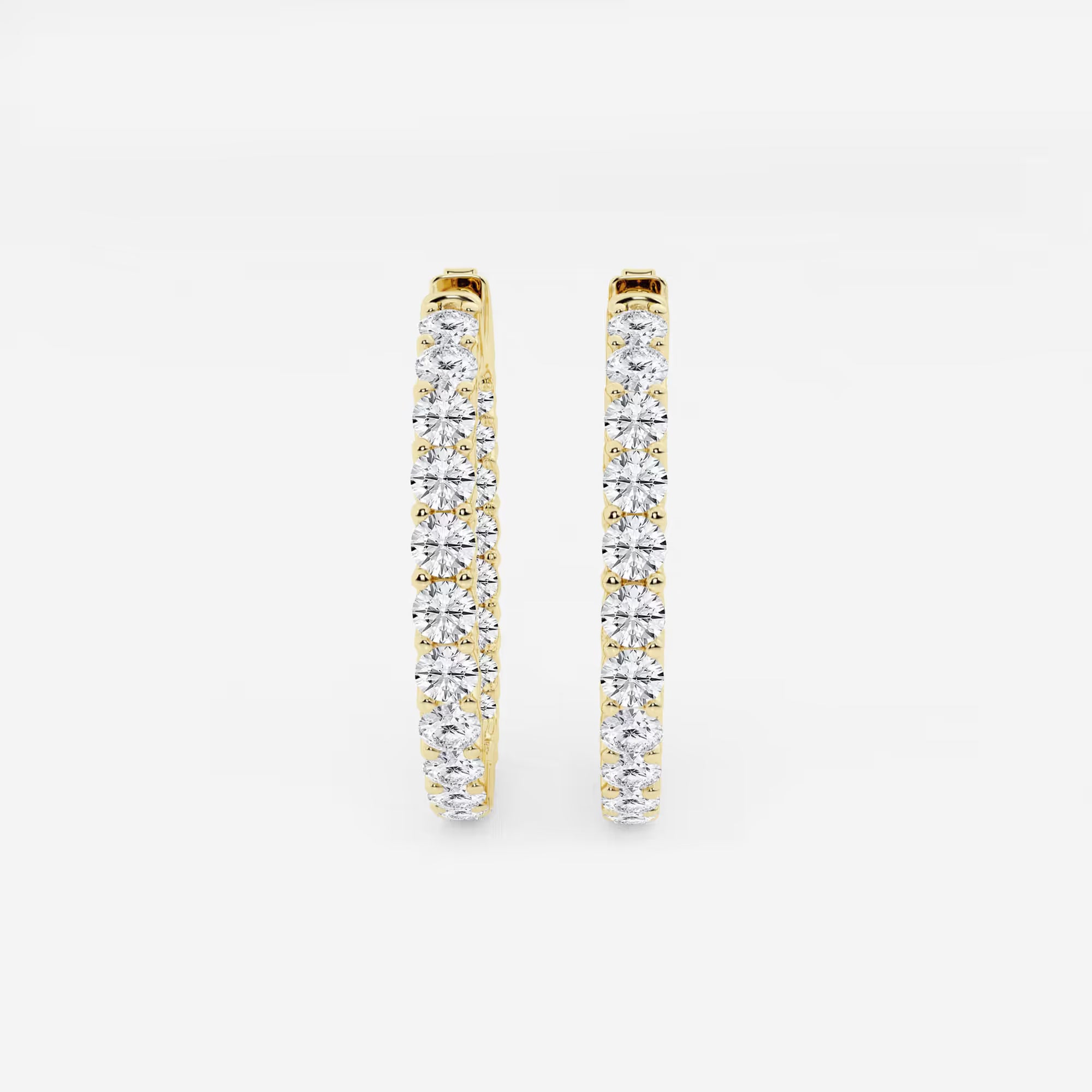 Aurielle Diamond Inside-Out Hoop Earrings