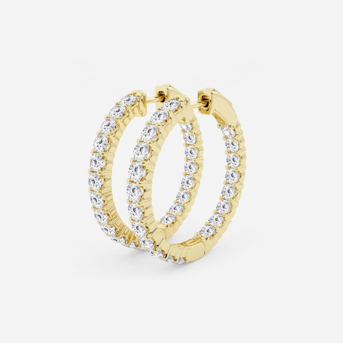 Aurielle Diamond Inside-Out Hoop Earrings