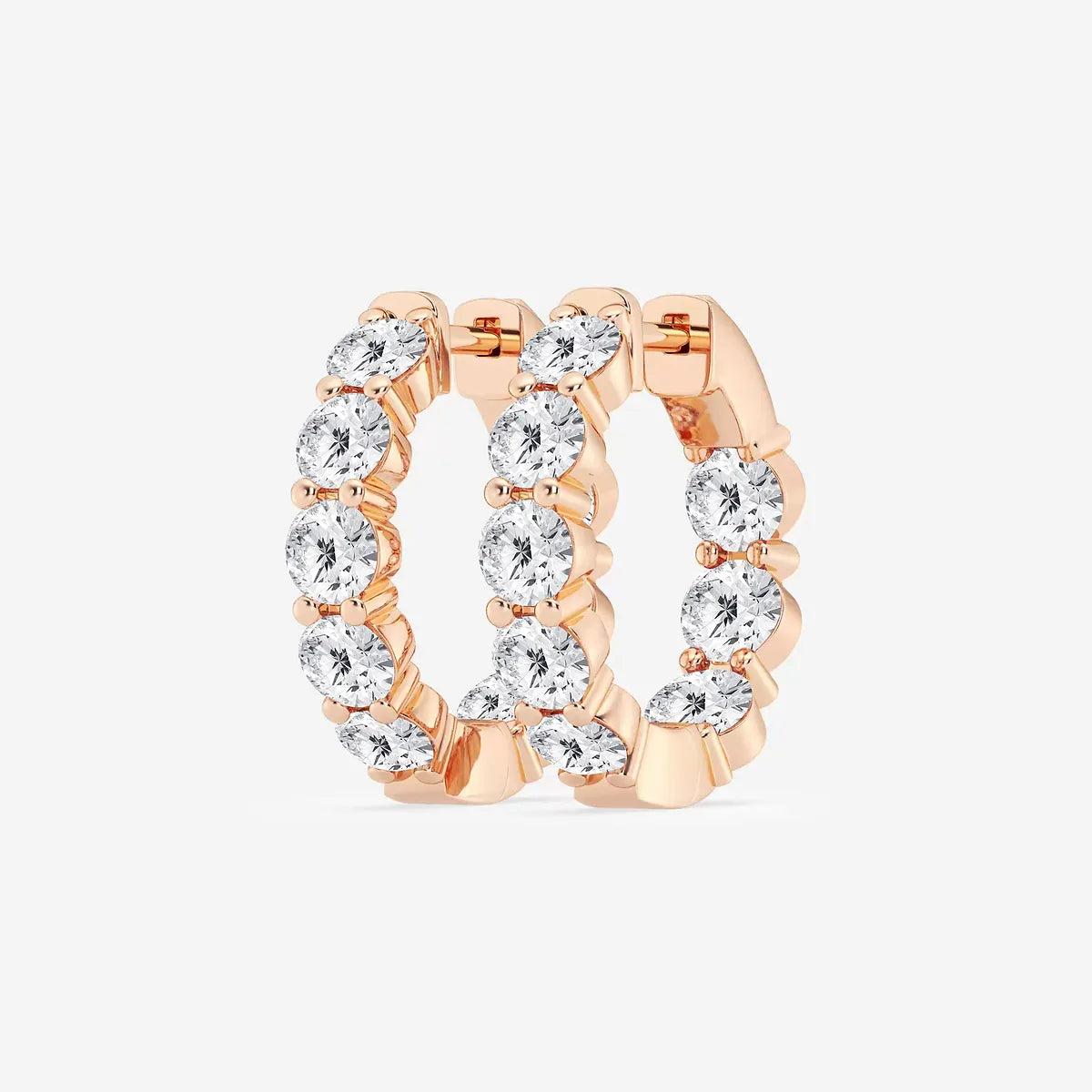 Celestia Diamond Inside-Out Hoop Earrings
