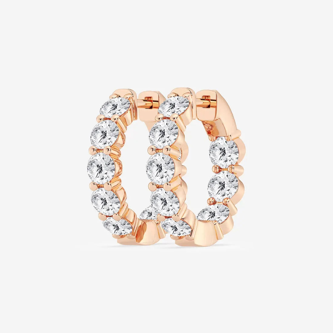 Celestia Diamond Inside-Out Hoop Earrings