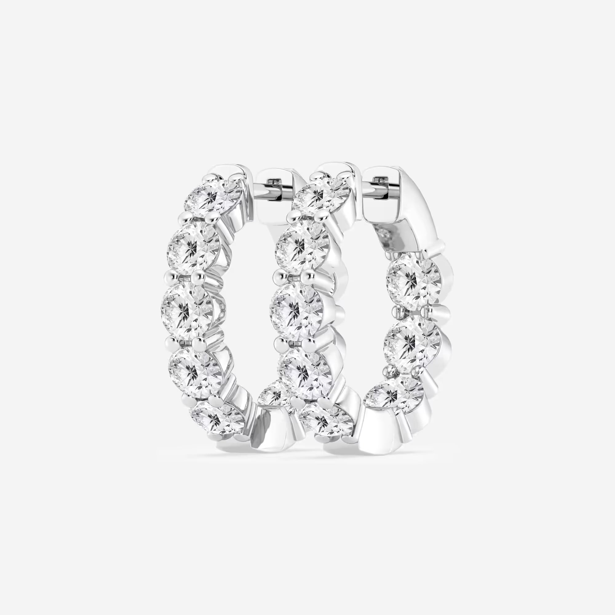 Celestia Diamond Inside-Out Hoop Earrings