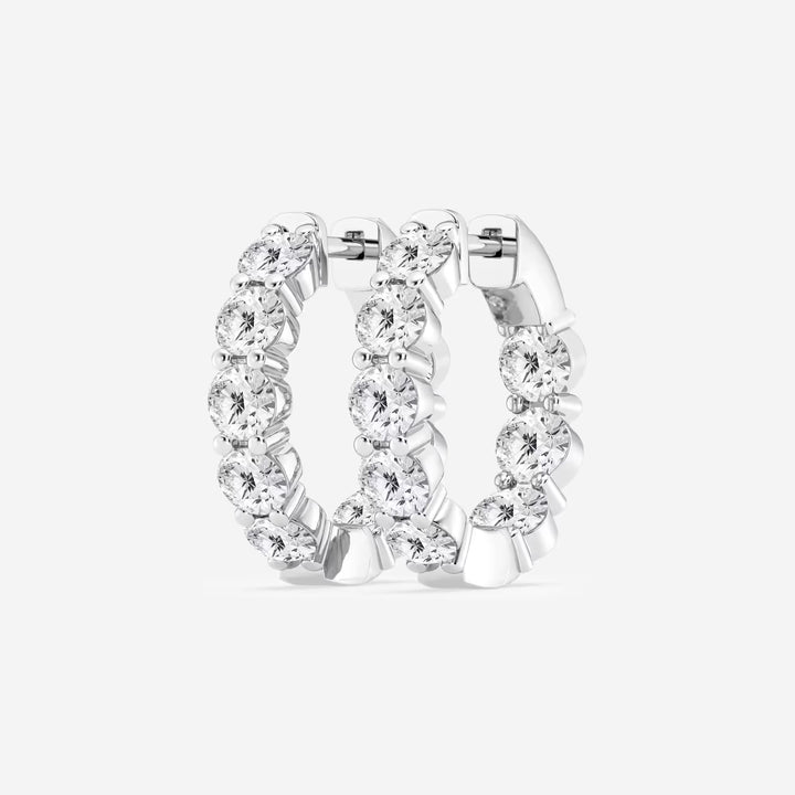 Celestia Diamond Inside-Out Hoop Earrings