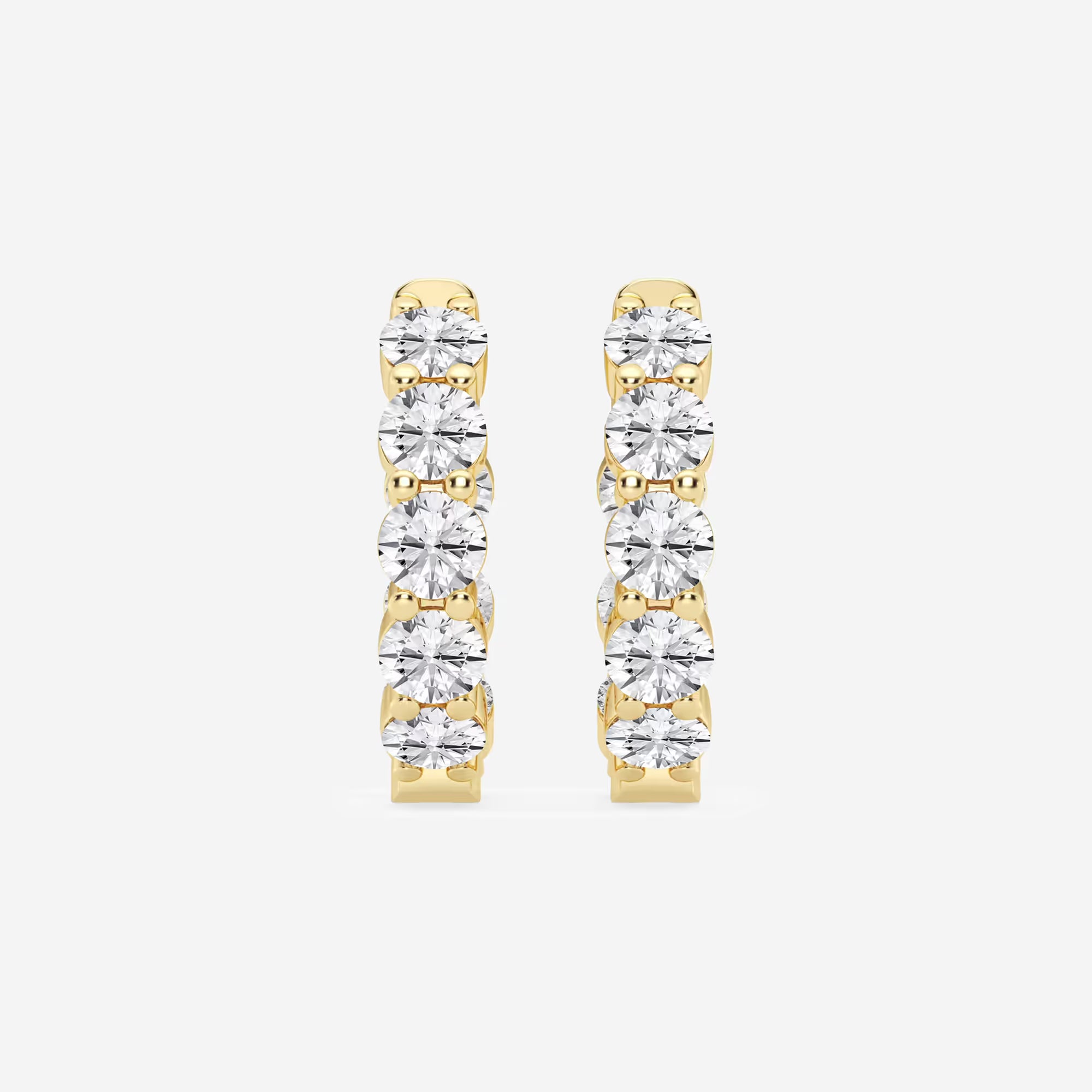 Celestia Diamond Inside-Out Hoop Earrings