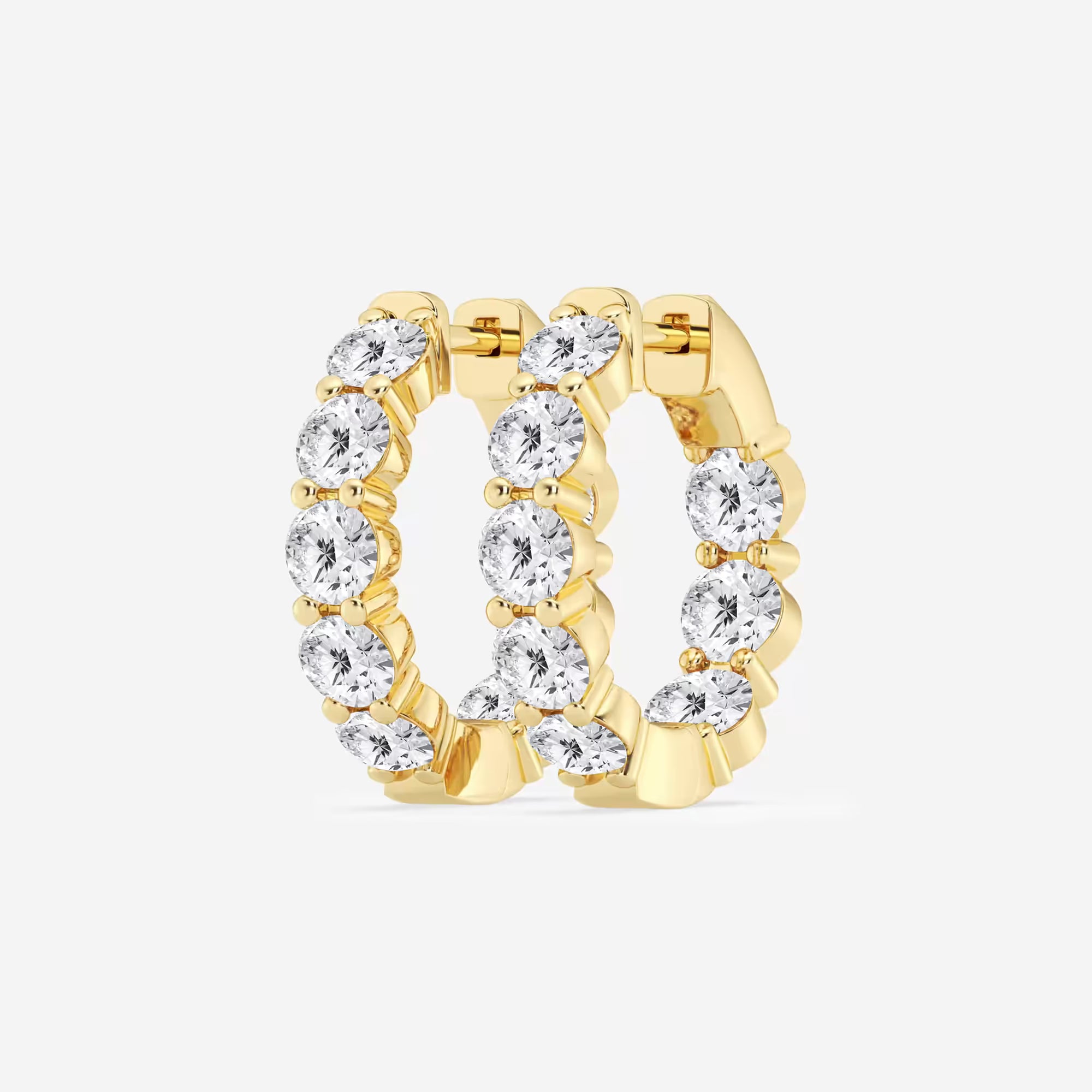 Celestia Diamond Inside-Out Hoop Earrings