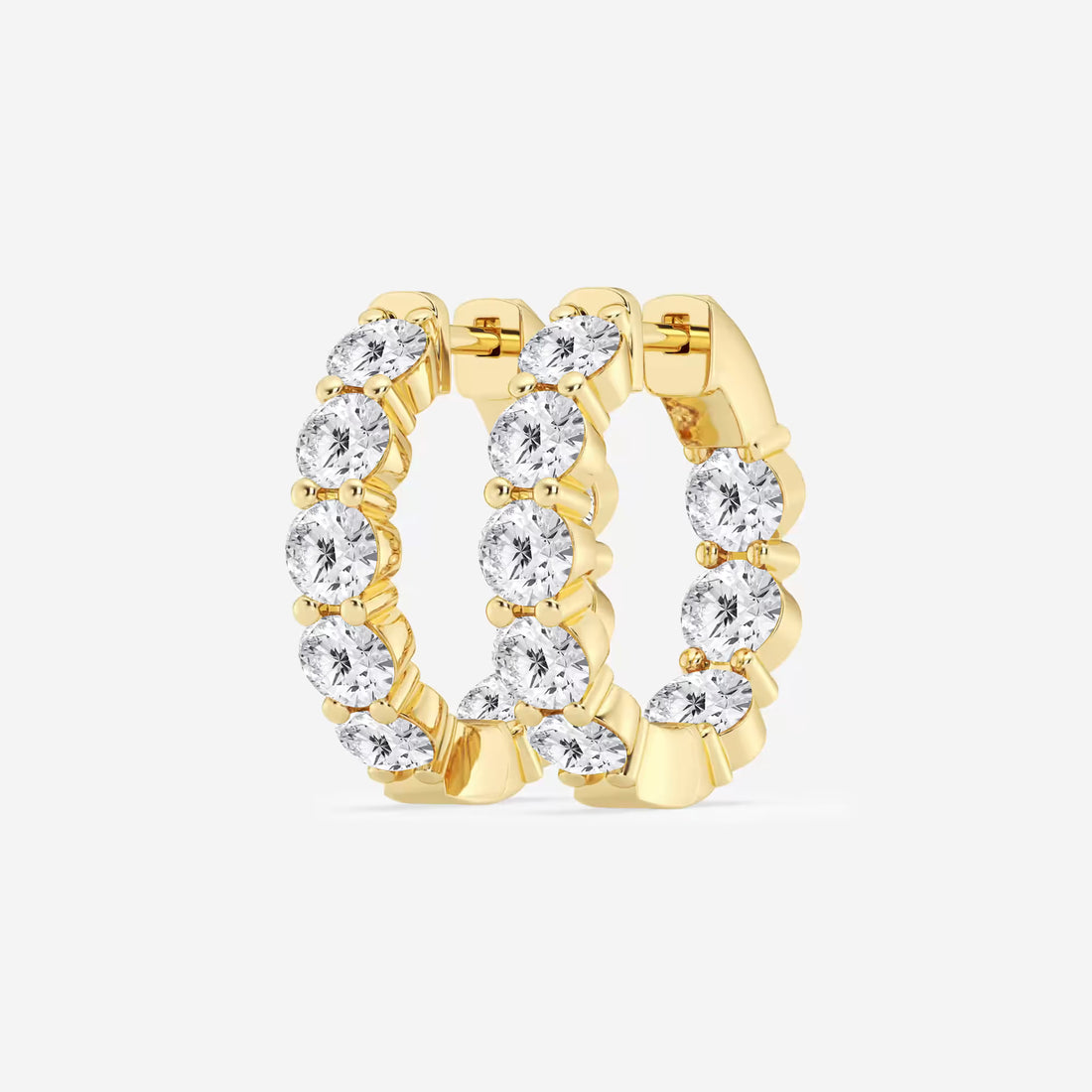 Celestia Diamond Inside-Out Hoop Earrings