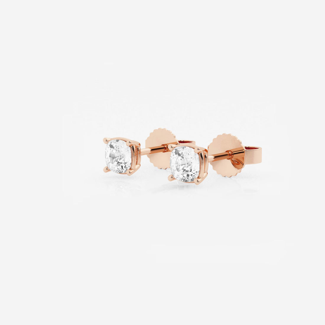 Timeless Cushion Diamond Classic Stud Earrings