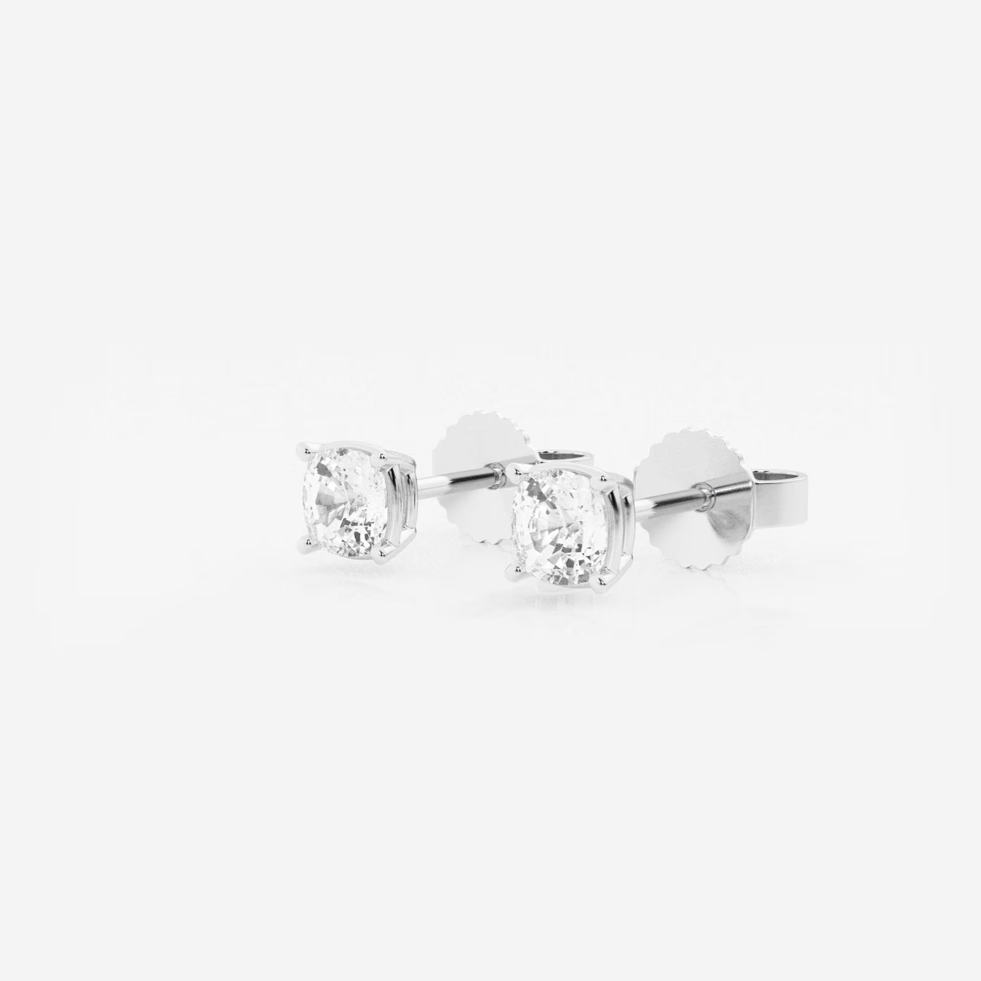 Timeless Cushion Diamond Classic Stud Earrings