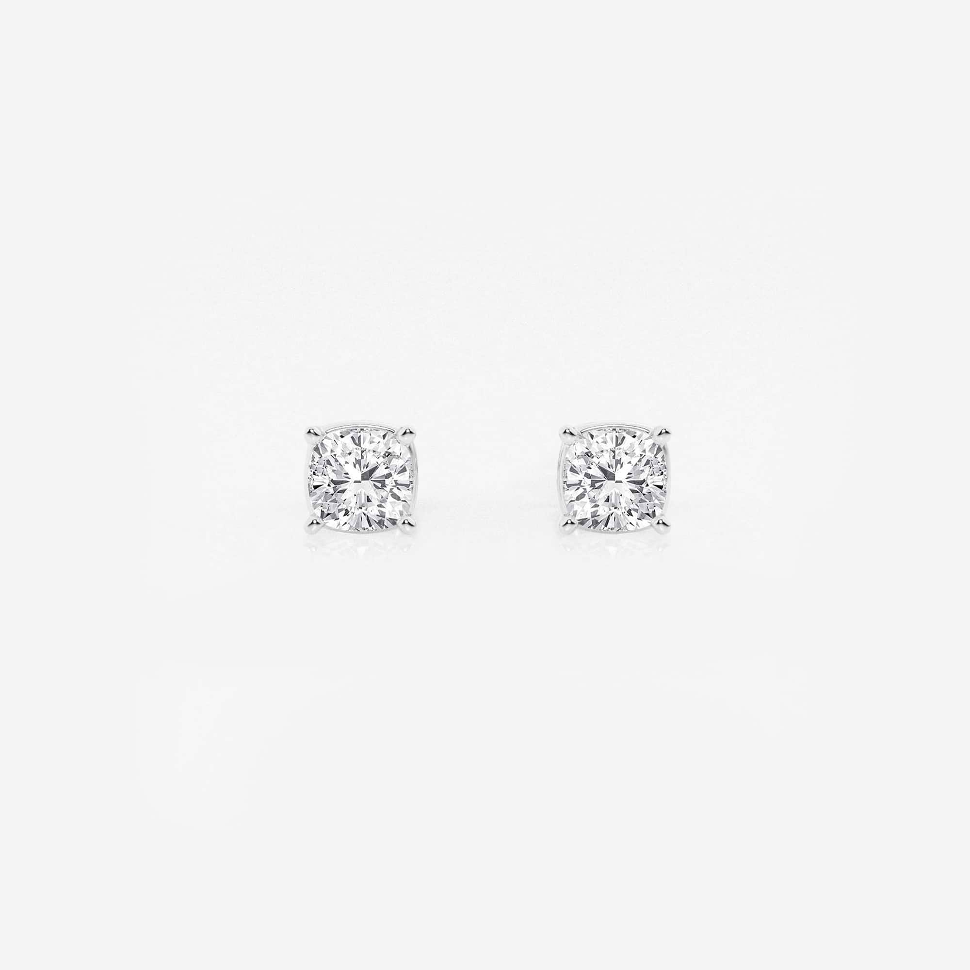 Timeless Cushion Diamond Classic Stud Earrings