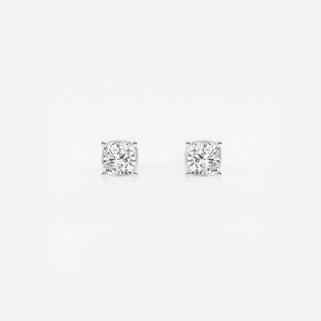 Timeless Cushion Diamond Classic Stud Earrings
