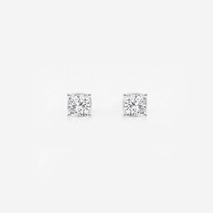 Timeless Cushion Diamond Classic Stud Earrings