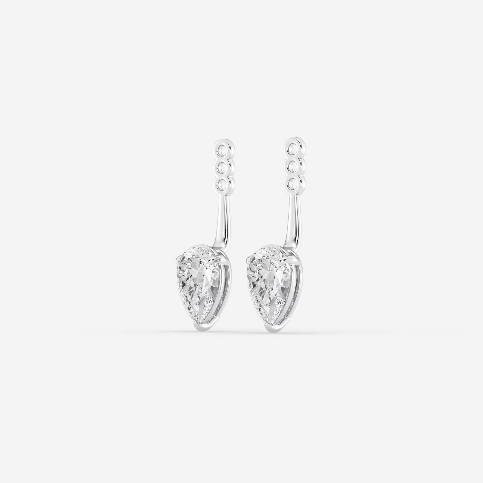 Aurelia Pear Lab Grown Diamond Drop Earring Jackets