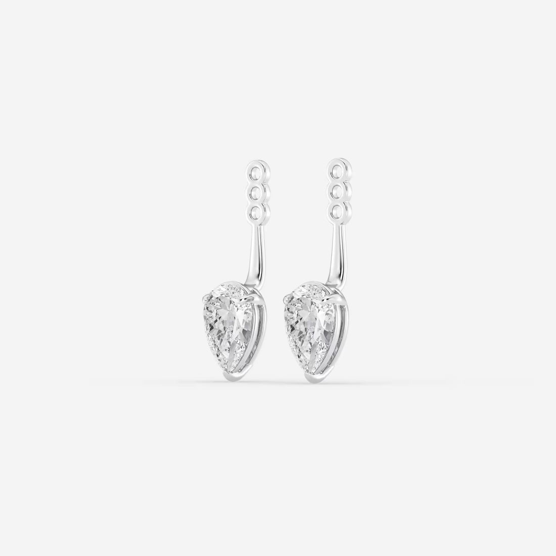 Aurelia Pear Lab Grown Diamond Drop Earring Jackets