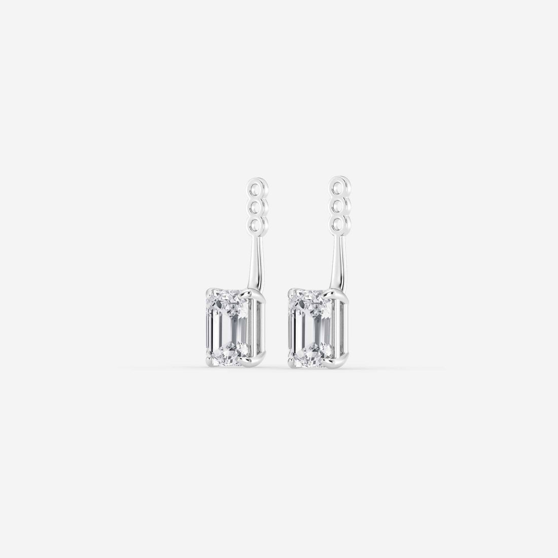 Elara Emerald Lab Grown Diamond Drop Earring Jackets