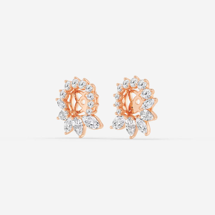 Valencia Marquise & Pear Lab Grown Diamond Earring Jackets