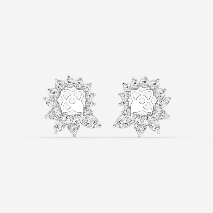 Valencia Marquise & Pear Lab Grown Diamond Earring Jackets