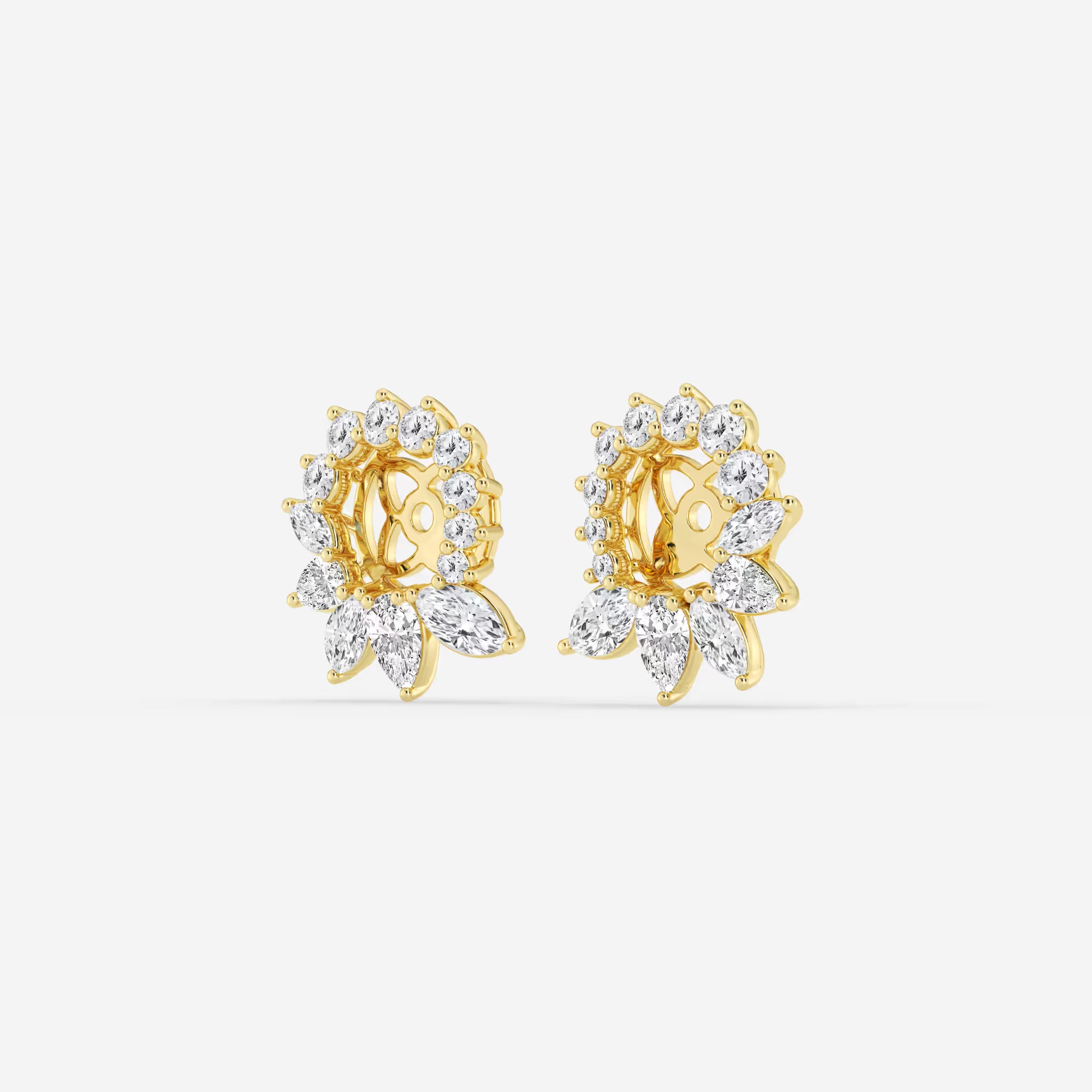 Valencia Marquise & Pear Lab Grown Diamond Earring Jackets