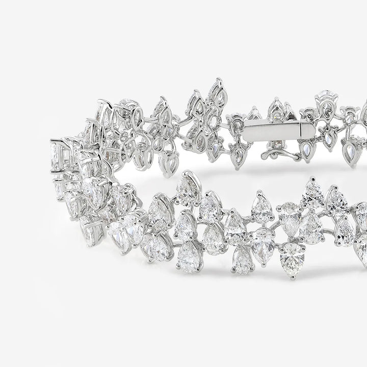 Paris Elegance Multi-Shape Lab Grown Diamond Designer Bracelet
