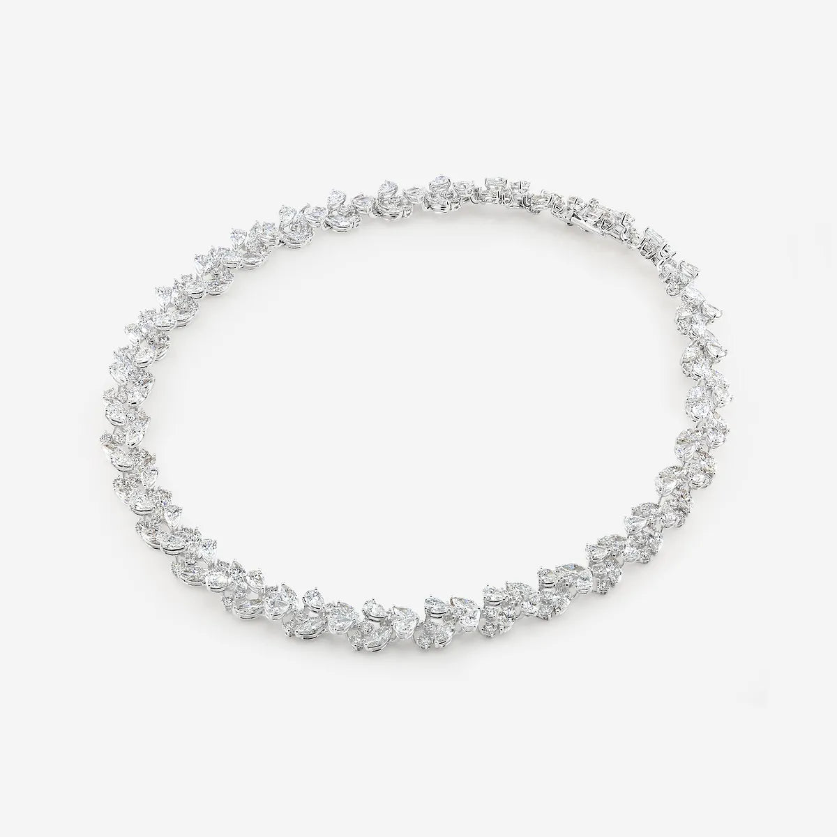 Luxury Mixed Shape Lab Diamond Necklace for Women