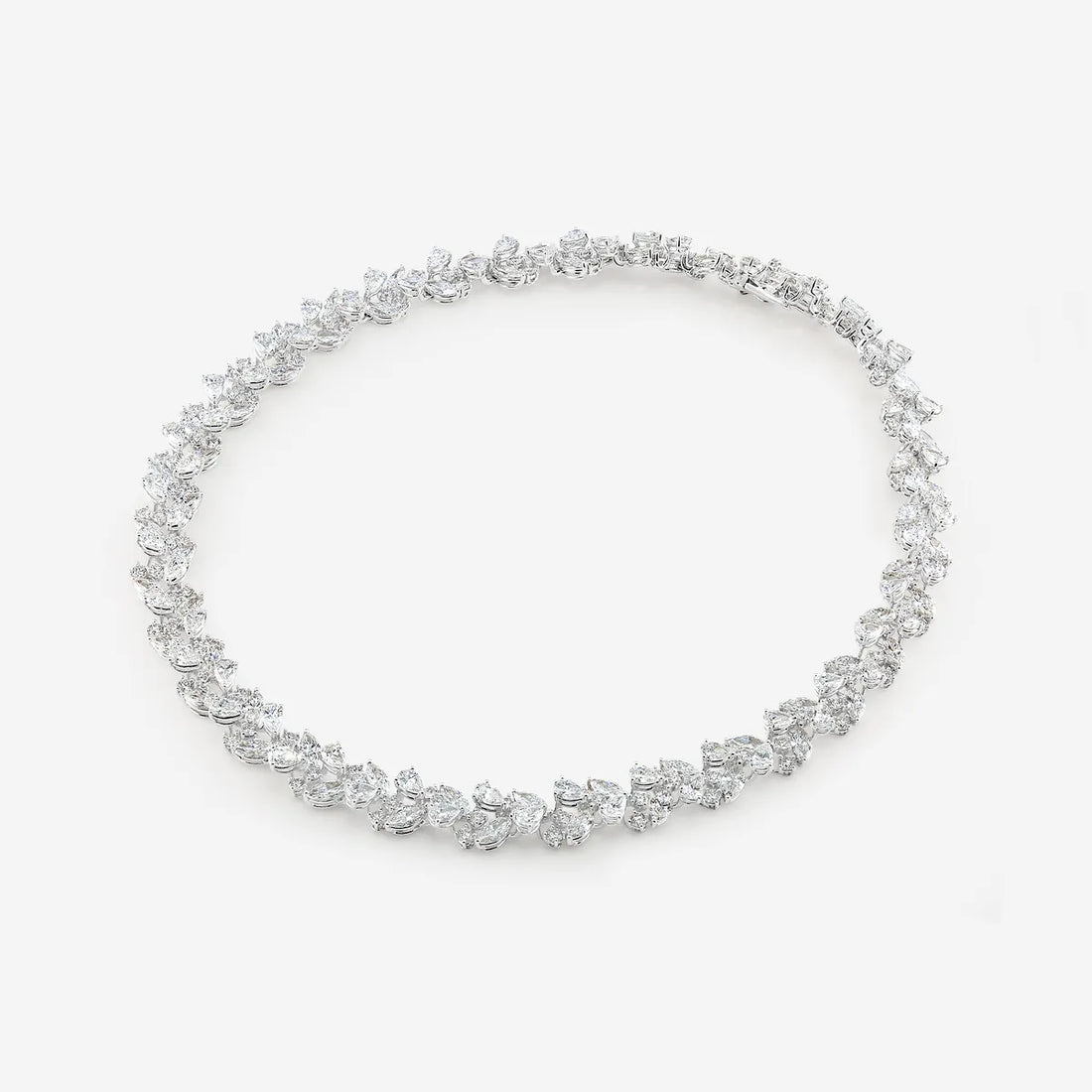 Luxury Mixed Shape Lab Diamond Necklace for Women