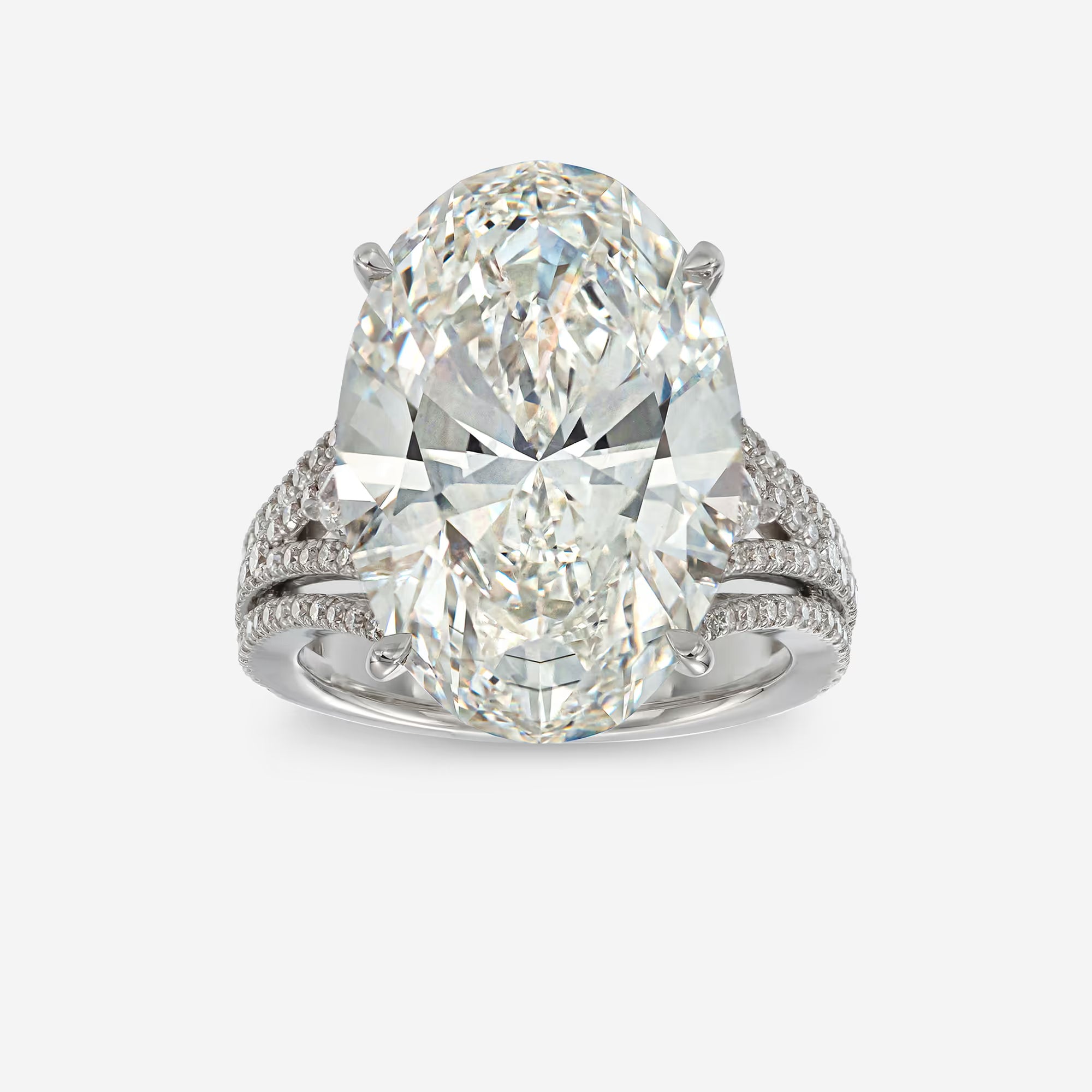 Tromso Inspired Sculptural Lab-Grown Diamond Engagement Ring with Flowing Nordic Design