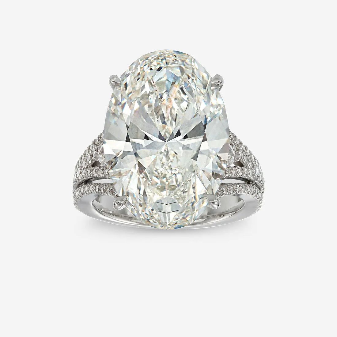 Tromso Inspired Sculptural Lab-Grown Diamond Engagement Ring with Flowing Nordic Design