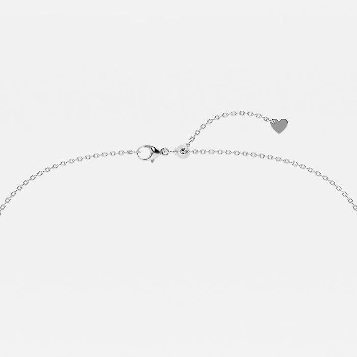 Round Lab Grown Diamond Thirteen Stone Demi Eternity Necklace