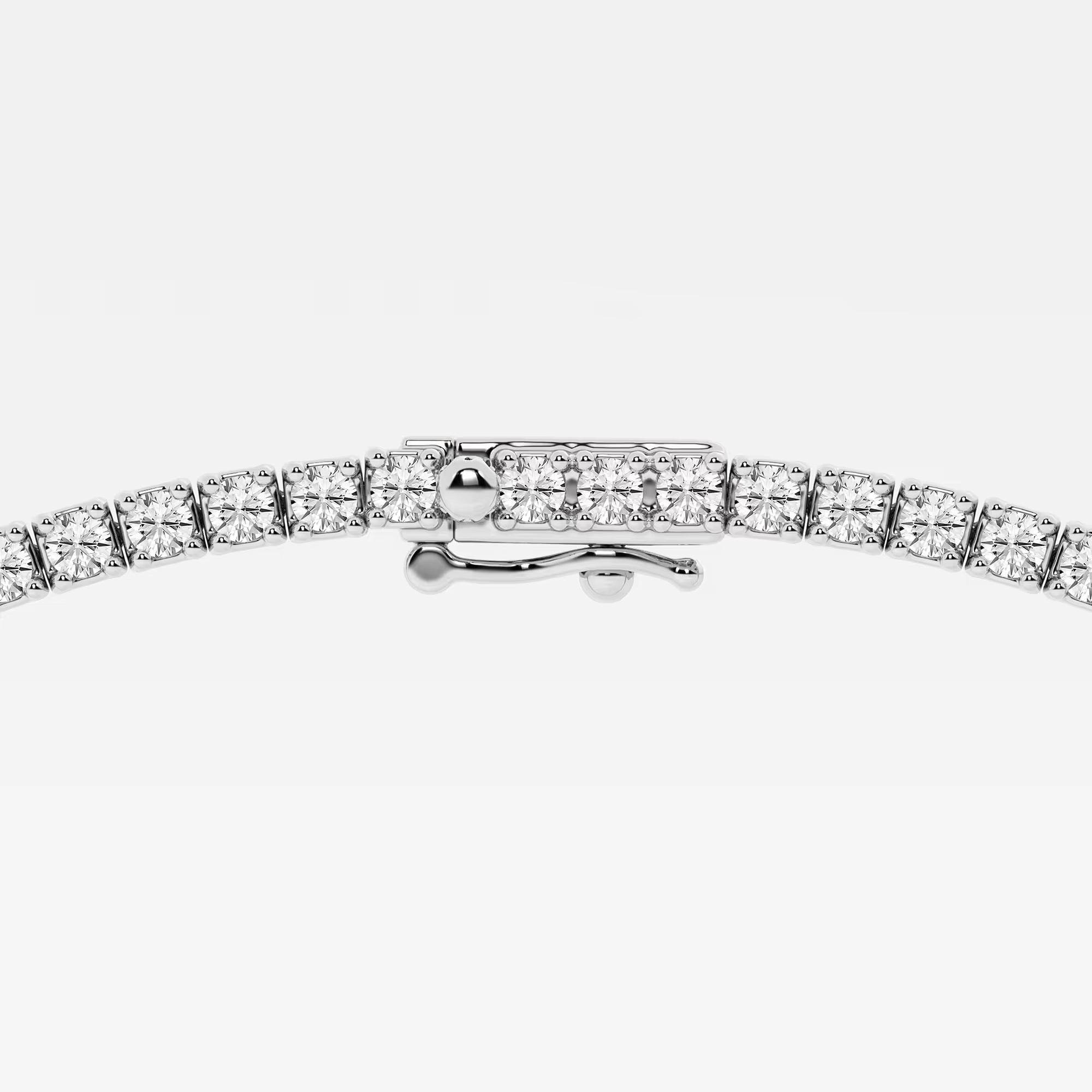 Empowera Oval Lab Grown Diamond Station Tennis Necklace