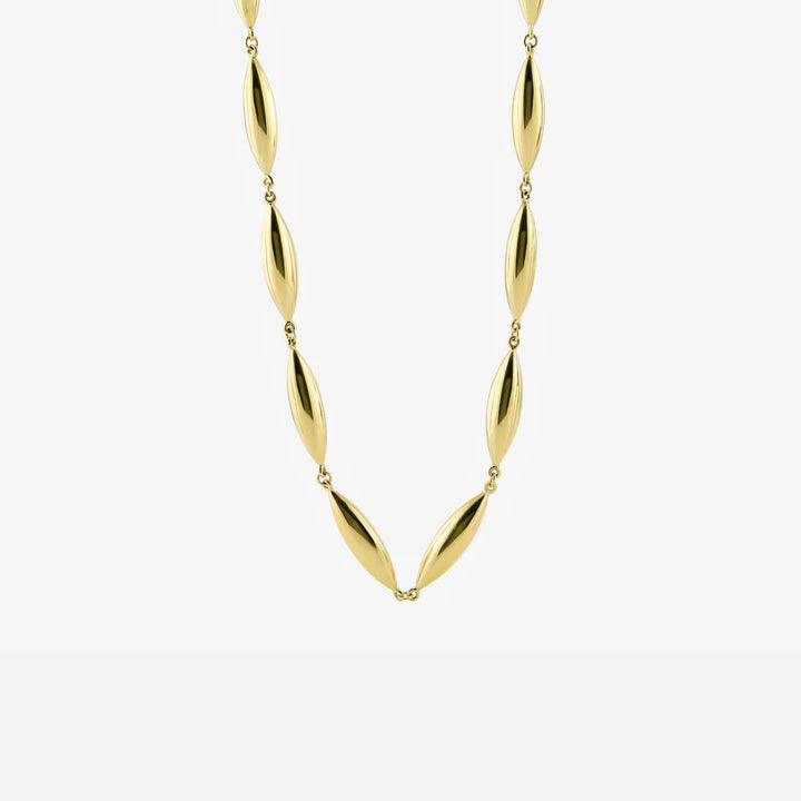 Elegant Plain Gold Necklace