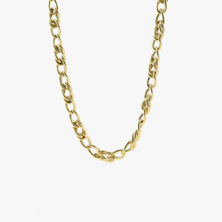 Aurelian Plain Gold Link Necklace