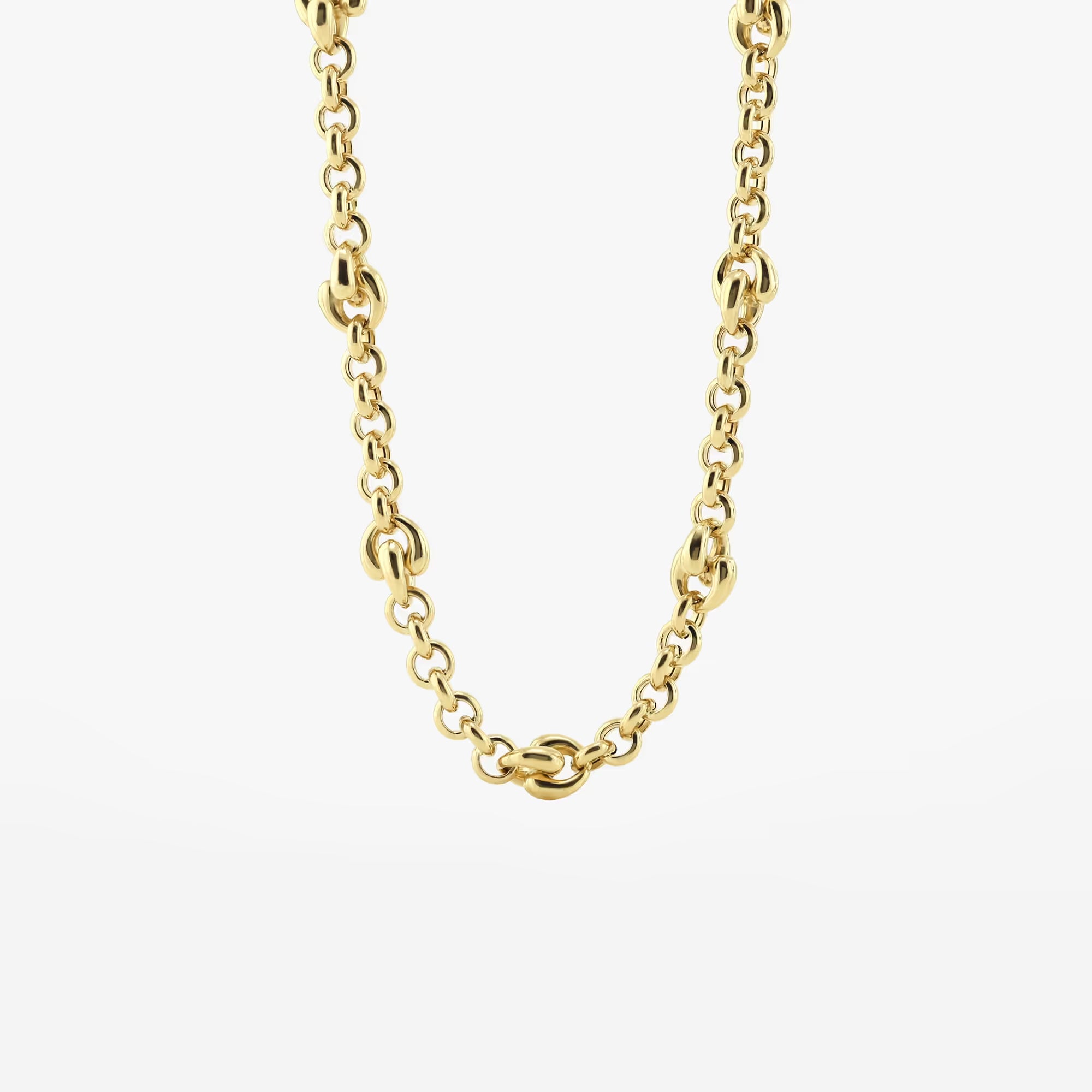 Minimalist Gold Chain Link Necklace